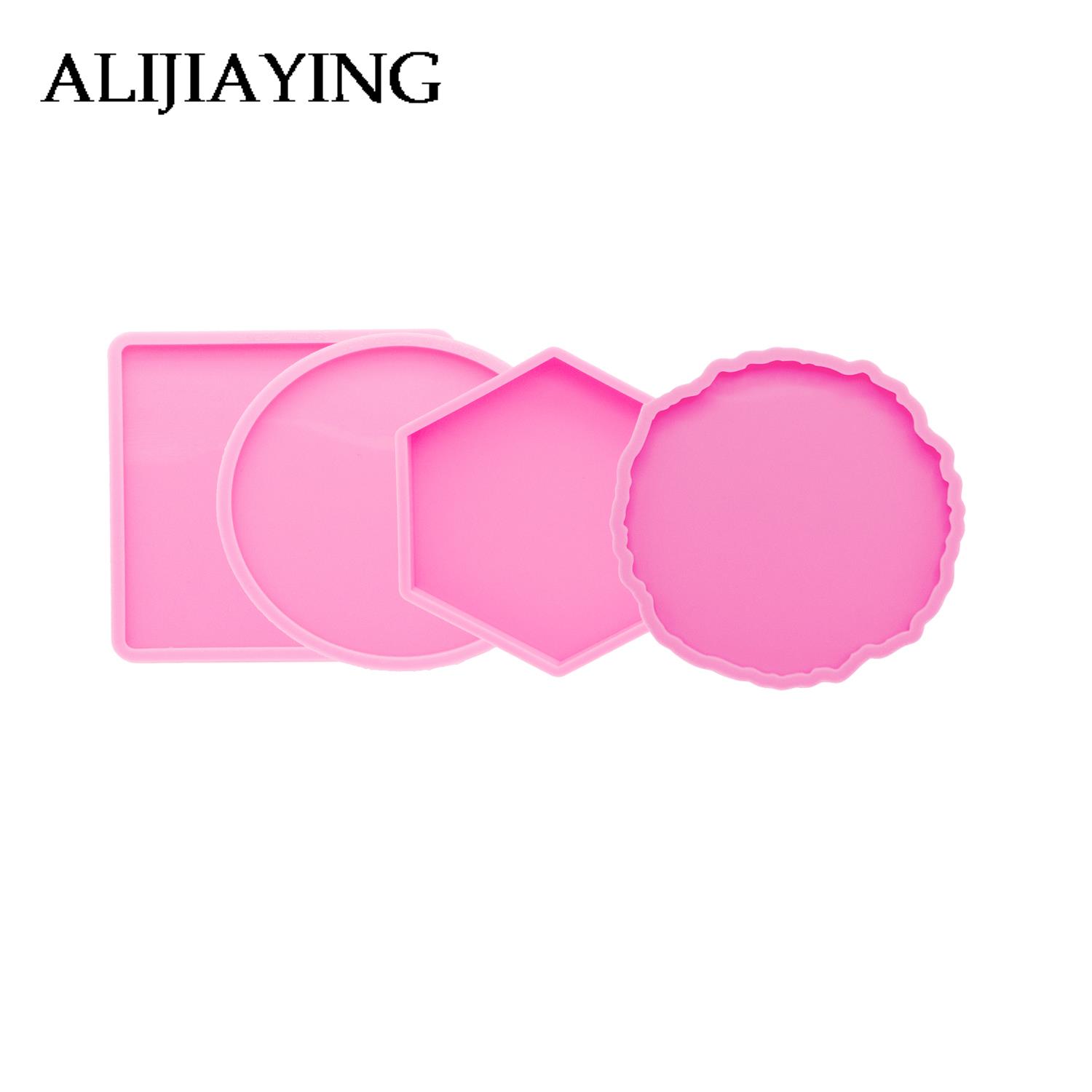 Geode Mold Silicone - DY0278 mịn bề mặt Geode đế