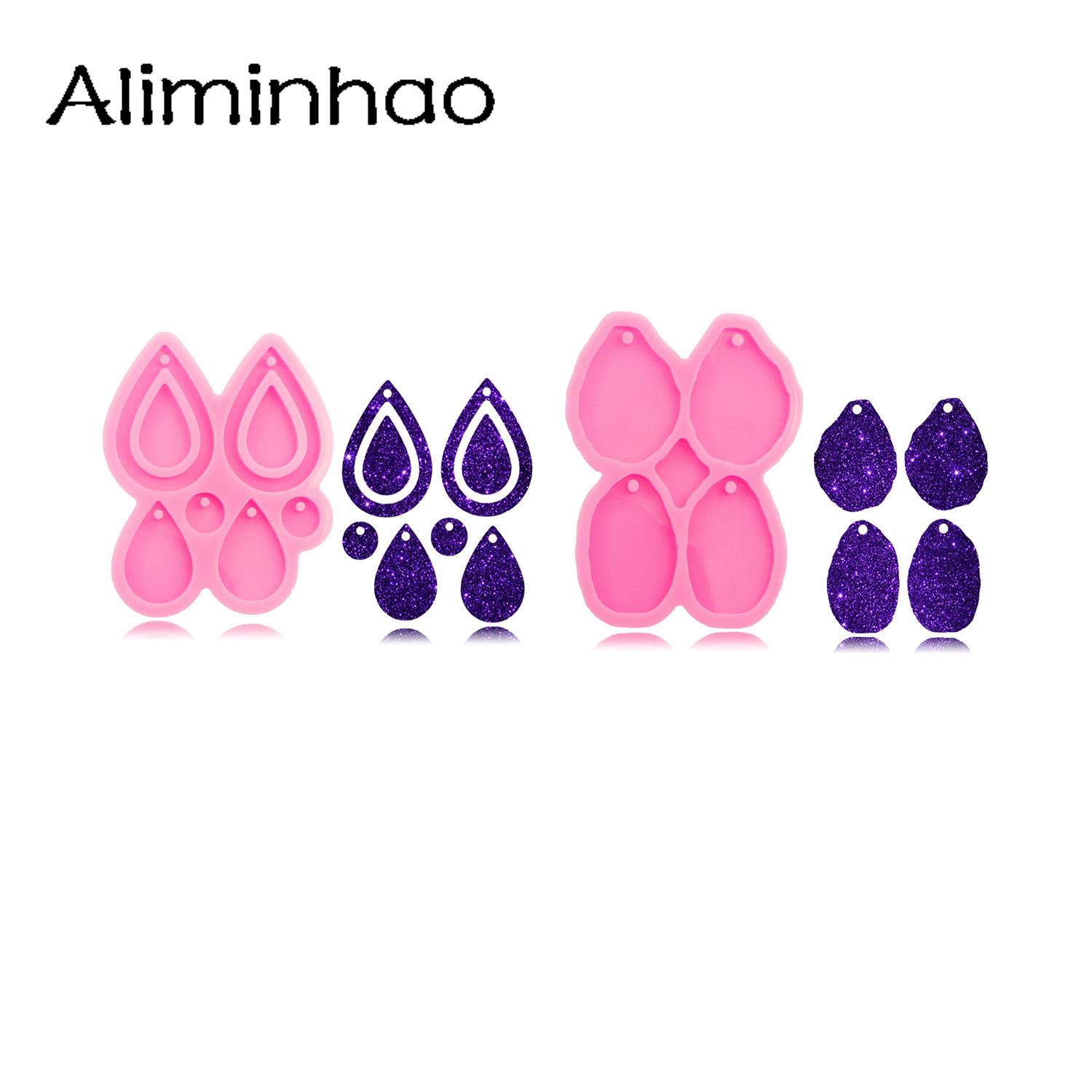 Geode Mold Silicone - DY1085 Sáng Bóng Geodes Khuôn Với