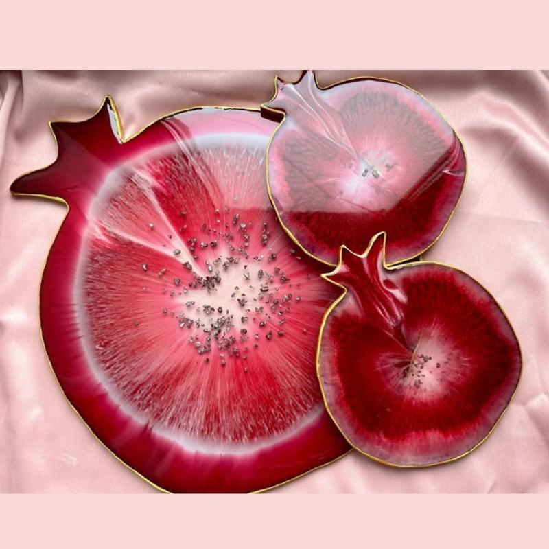 Geode Mold Silicone - X6he lựu geode geode agate epoxy