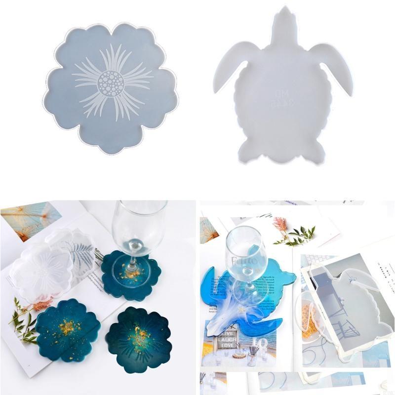 Geode Mold Silicone - R3MC 2PCS DIY Hoa hình dạng