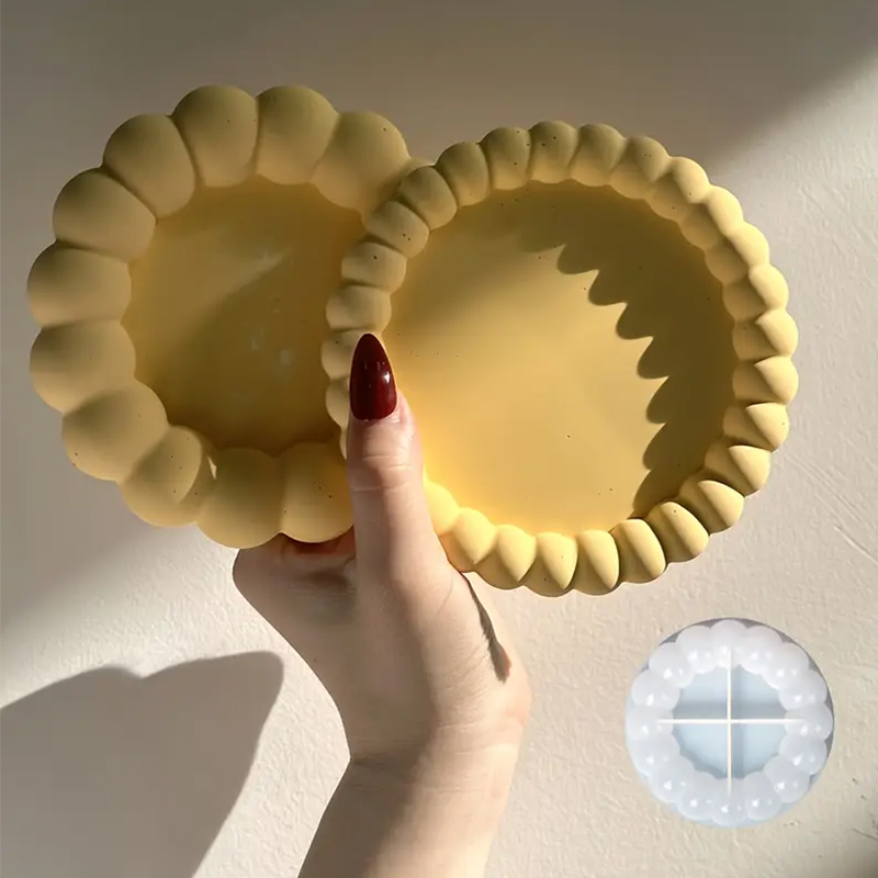 Coaster Mold Round - Diy Round Bubble Tray Coaster Silicone