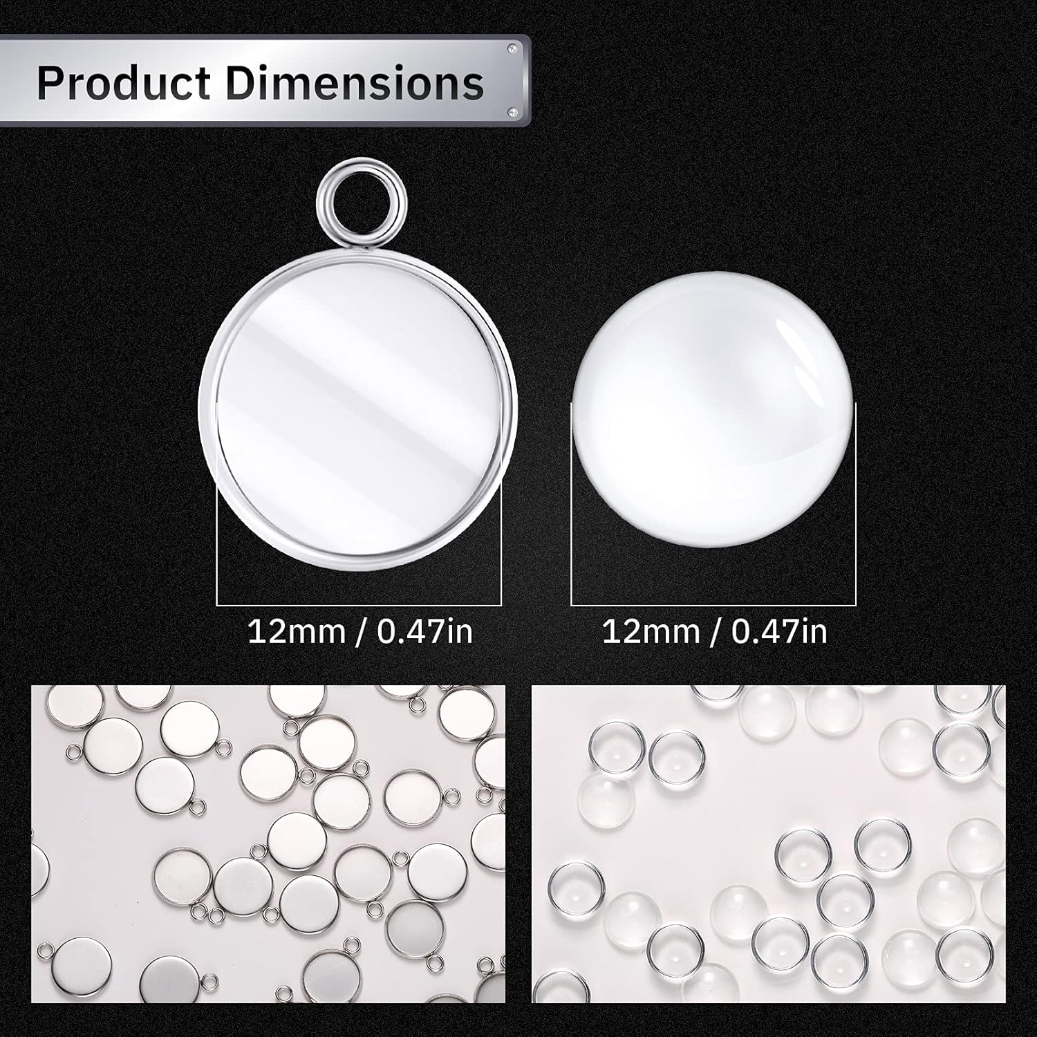 20 Pieces Stainless Steel Roun - đánh giá và giá Crafting Resin