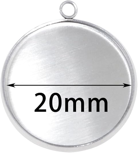 20 Pieces Stainless Steel Roun - đánh giá và giá Crafting Resin