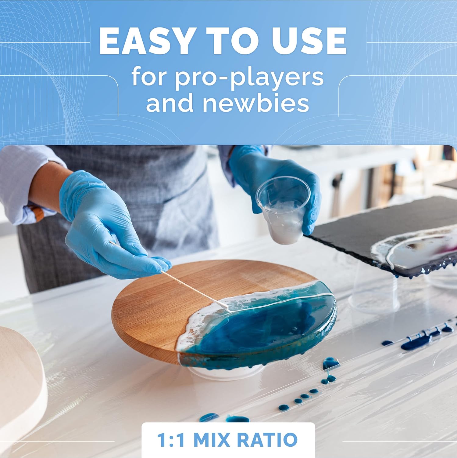 32OZ Clear Epoxy Resin Kit, No - đánh giá và giá Resin Jewelry Kit