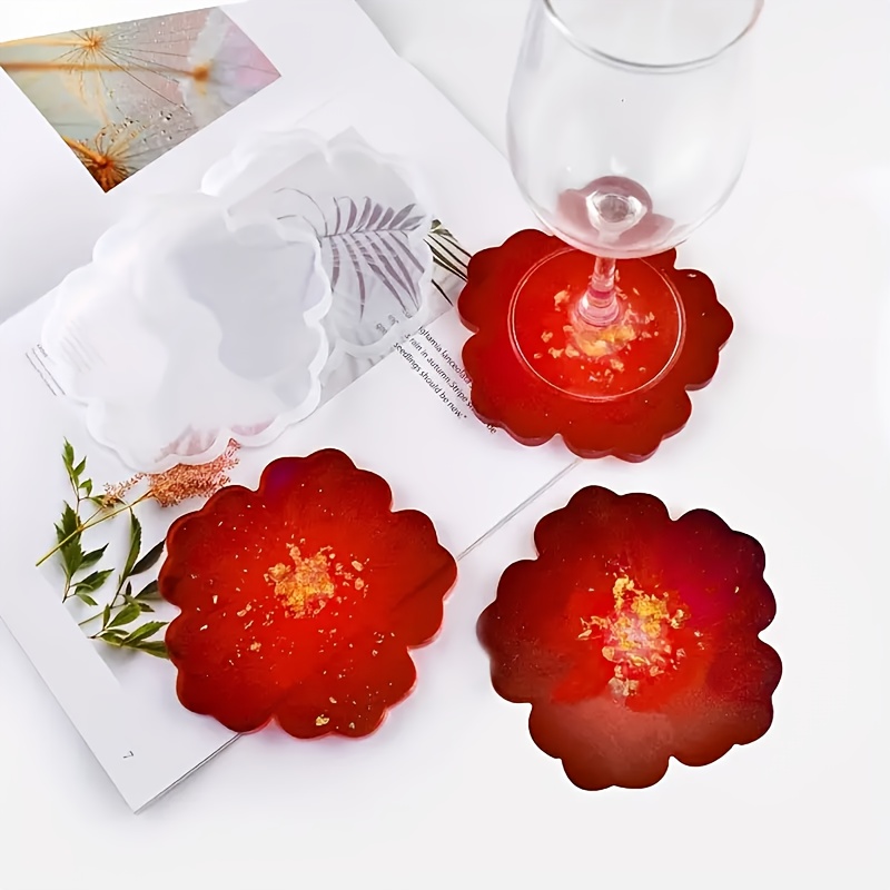 5pcs Mirror Large Flower Small - đánh giá và giá Silicone Mold Tray