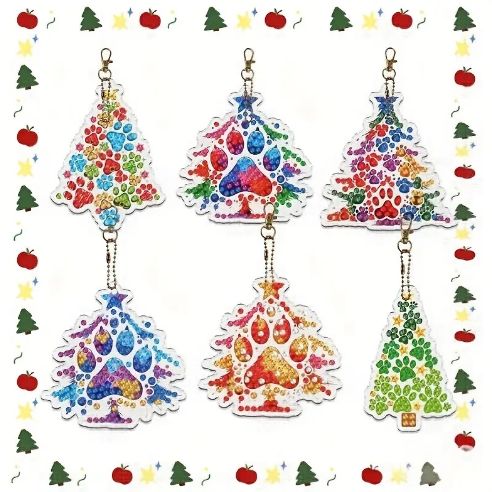 6pcs/Set DIY Christmas Tree Pa - đánh giá và giá Resin Craft For Beginners