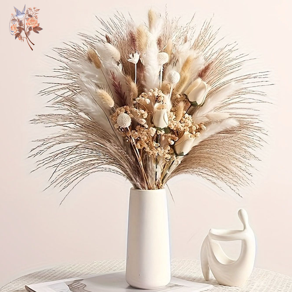 80Pcs Artificial Dried Flowers - đánh giá và giá Dried Flower Bulk