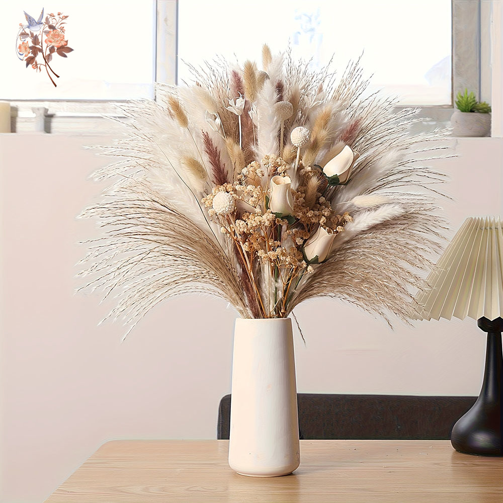 80Pcs Artificial Dried Flowers - đánh giá và giá Dried Flower Bulk