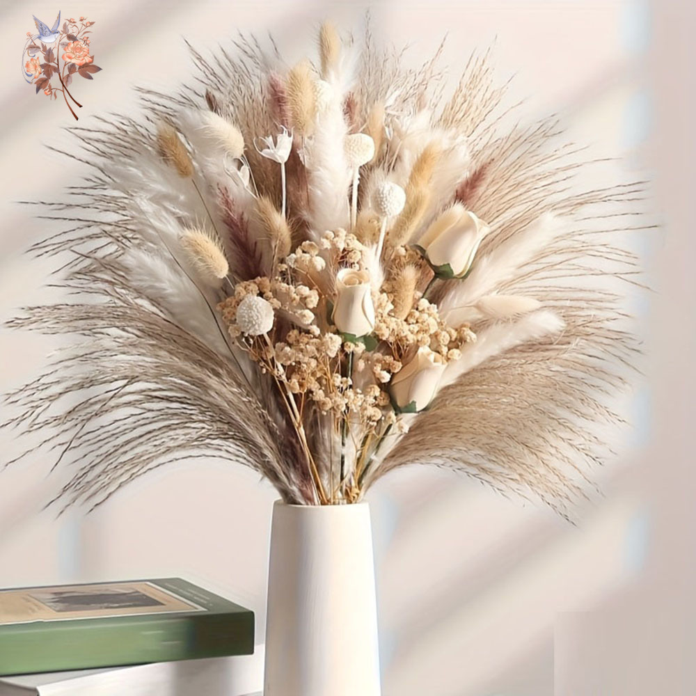 80Pcs Artificial Dried Flowers - đánh giá và giá Dried Flower Bulk