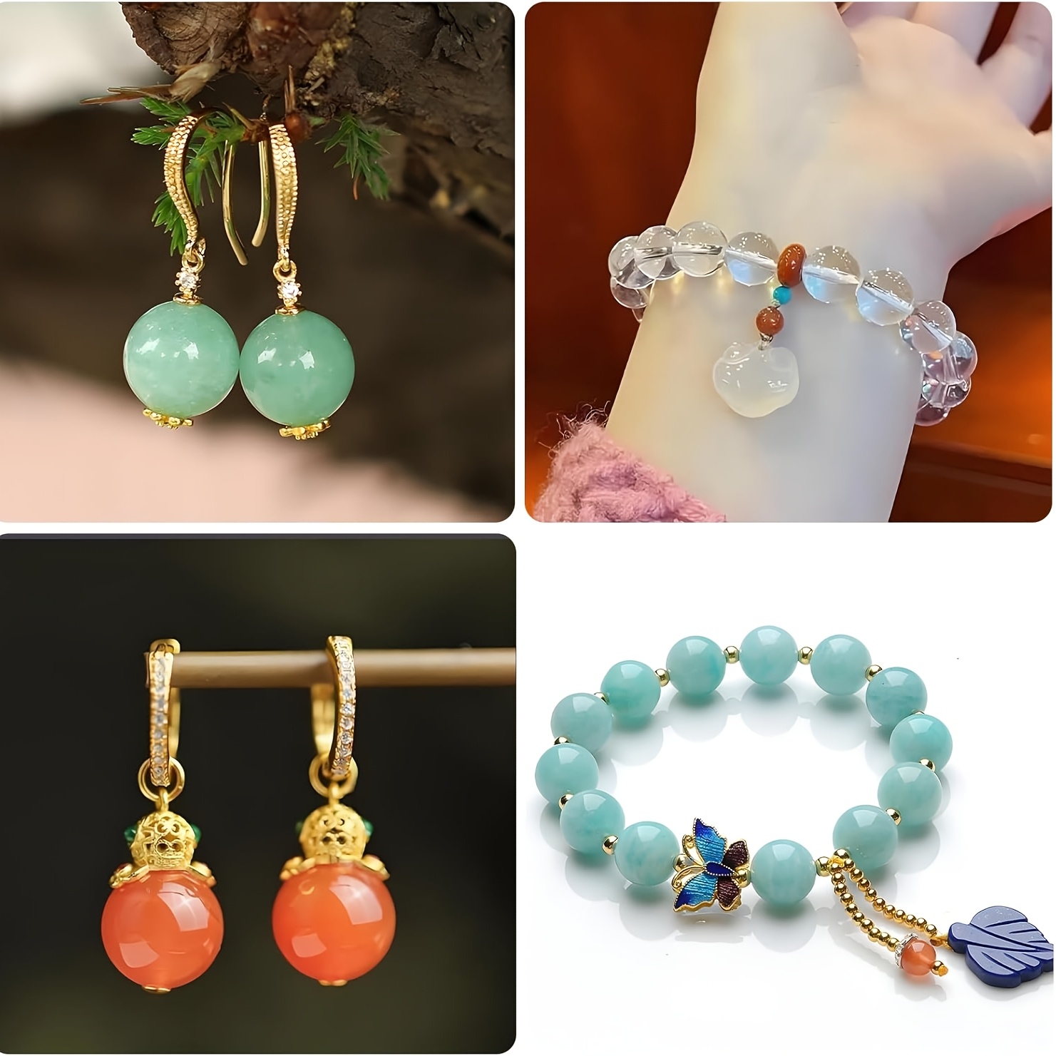 Two Perforated Spherical Silic - đánh giá và giá Resin Jewelry Kit