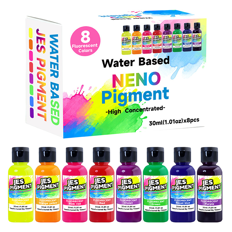8colors/set fluorescent pigmen - đánh giá và giá Resin Pigment Set