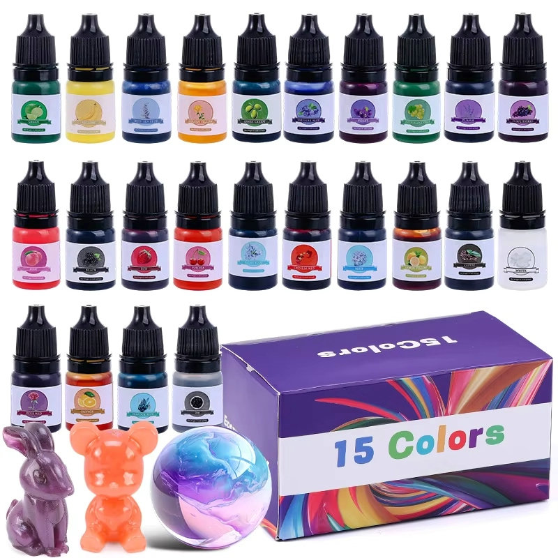 Epoxy Resin Color Pigment 24 V - đánh giá và giá Resin Jewelry Kit