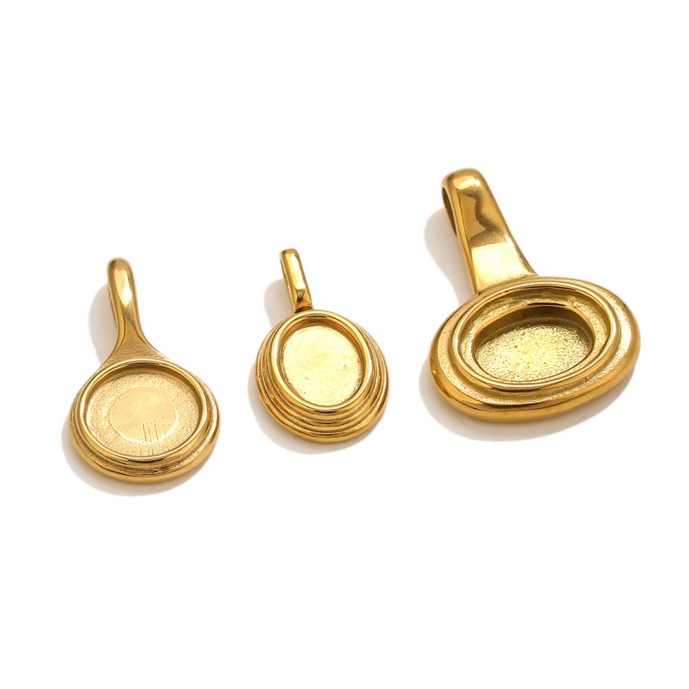 5pcs Stainless Steel Round Ova - đánh giá và giá Crafting Resin