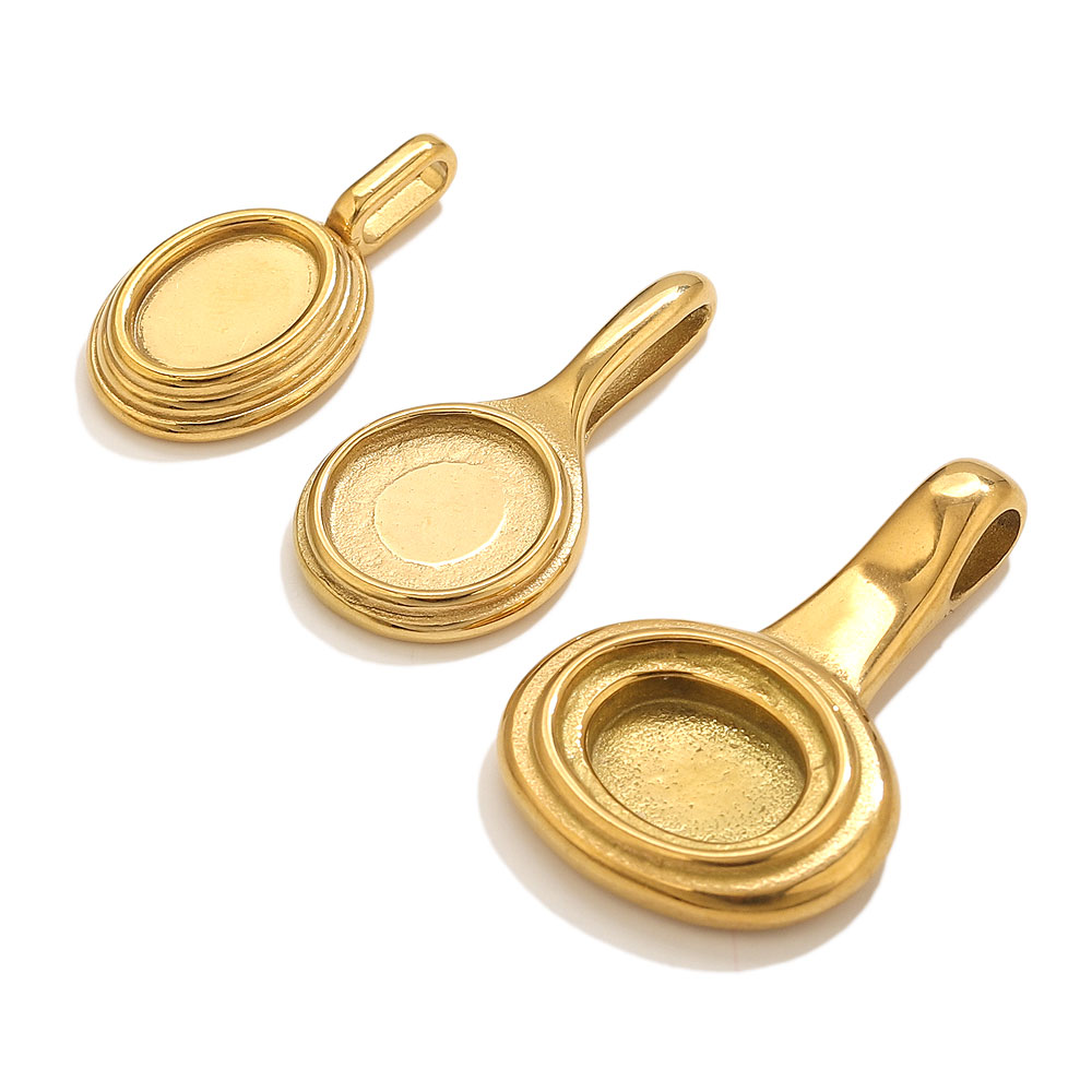 5pcs Stainless Steel Round Ova - đánh giá và giá Crafting Resin