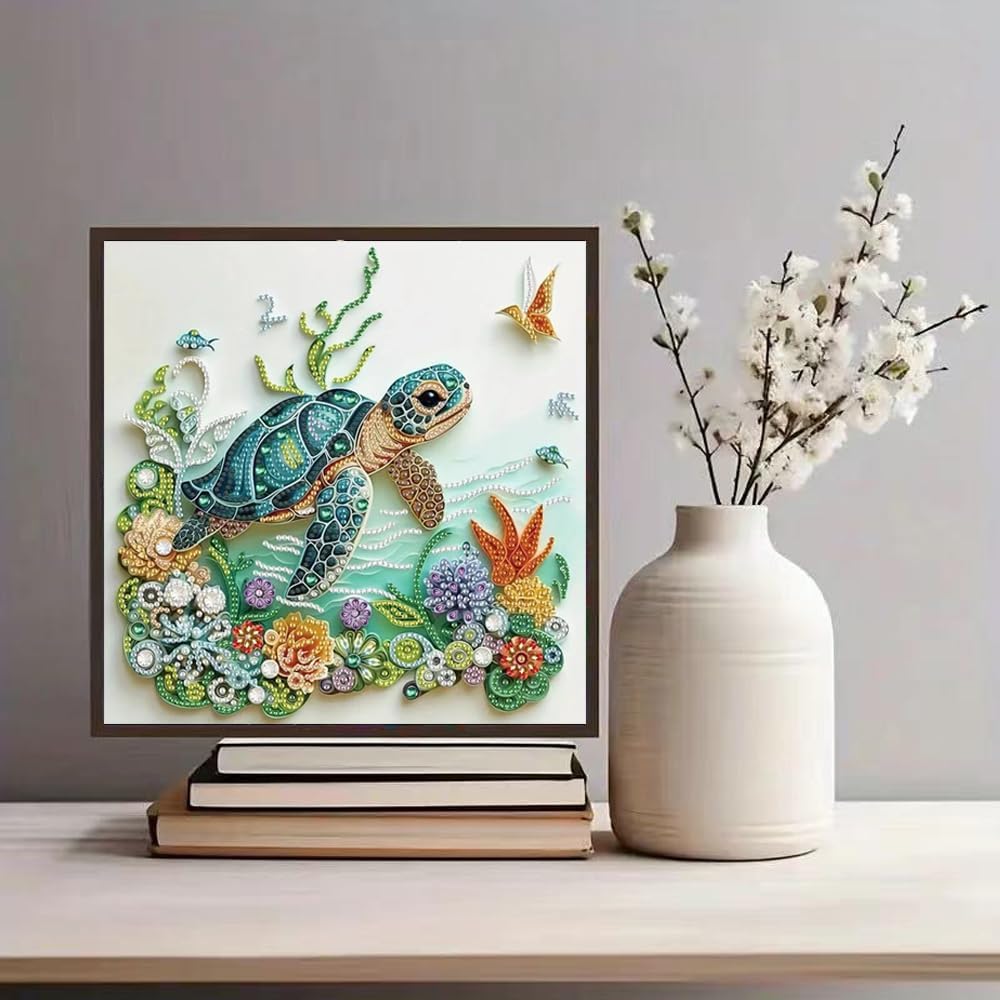 Sea Turtle Animal Diamond Pain - đánh giá và giá Resin Craft For Beginners