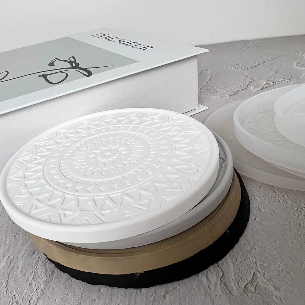 Mandala Round Coaster Resin Si - đánh giá và giá Coaster Mold Round