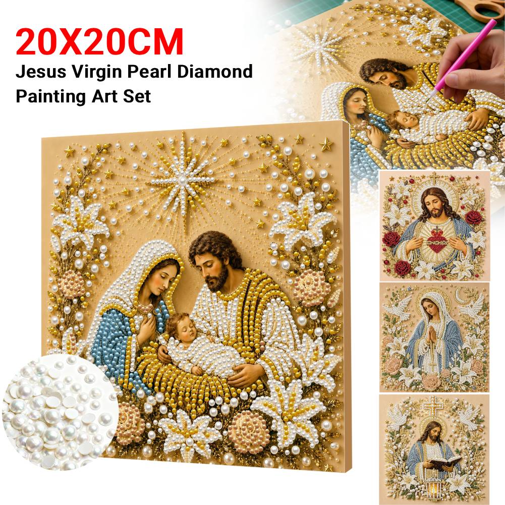 Jesus Virgin Mary DIY Diamond  - đánh giá và giá Resin Craft For Beginners