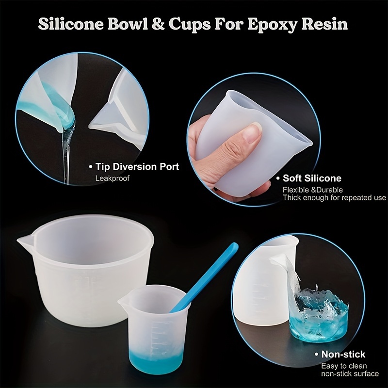 Silicone Measuring Cups, Resin - đánh giá và giá Mixing Cup Silicone