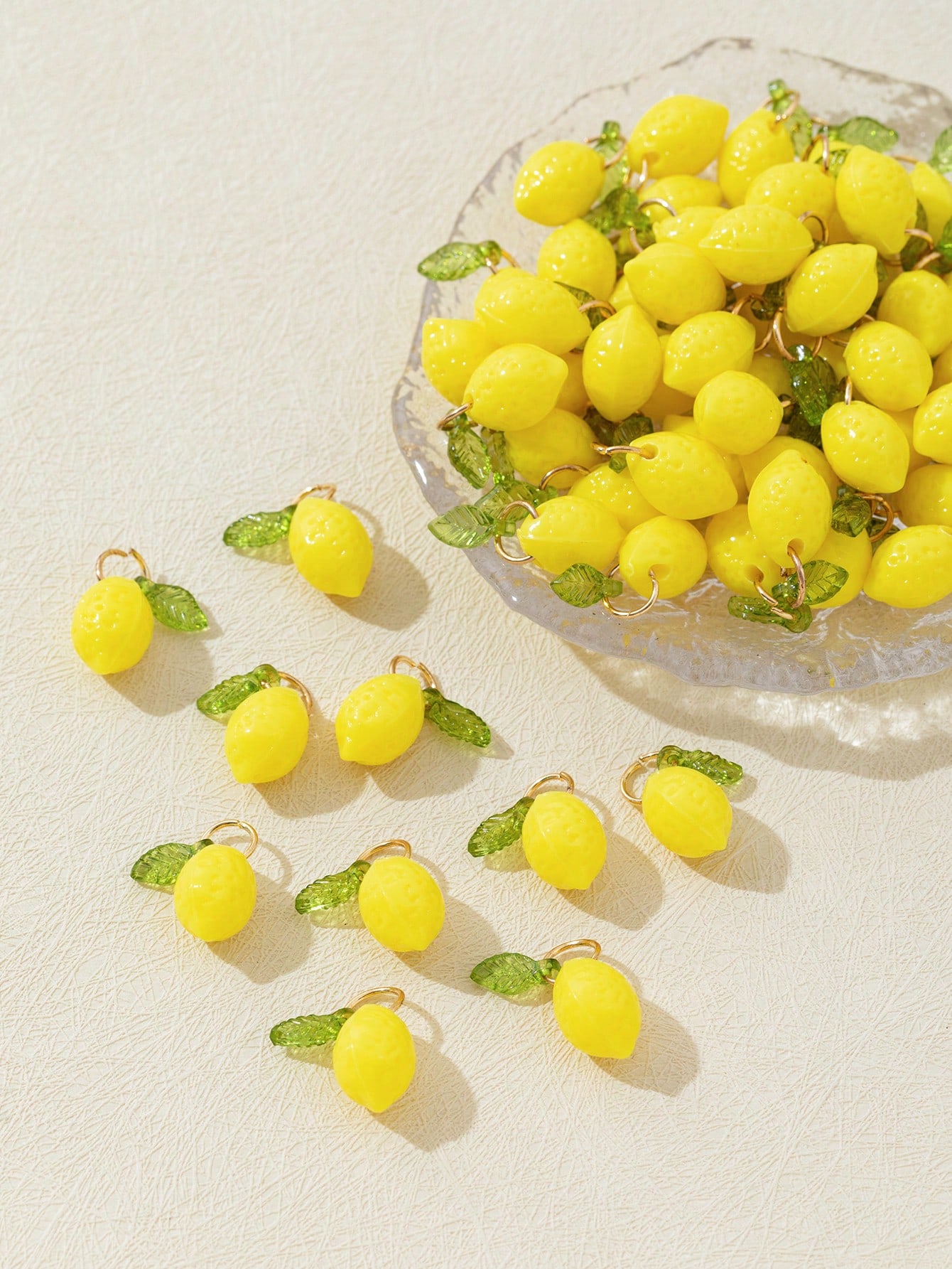 10Pcs 3D Lemon Resin Charms Pe - đánh giá và giá Resin Craft Material