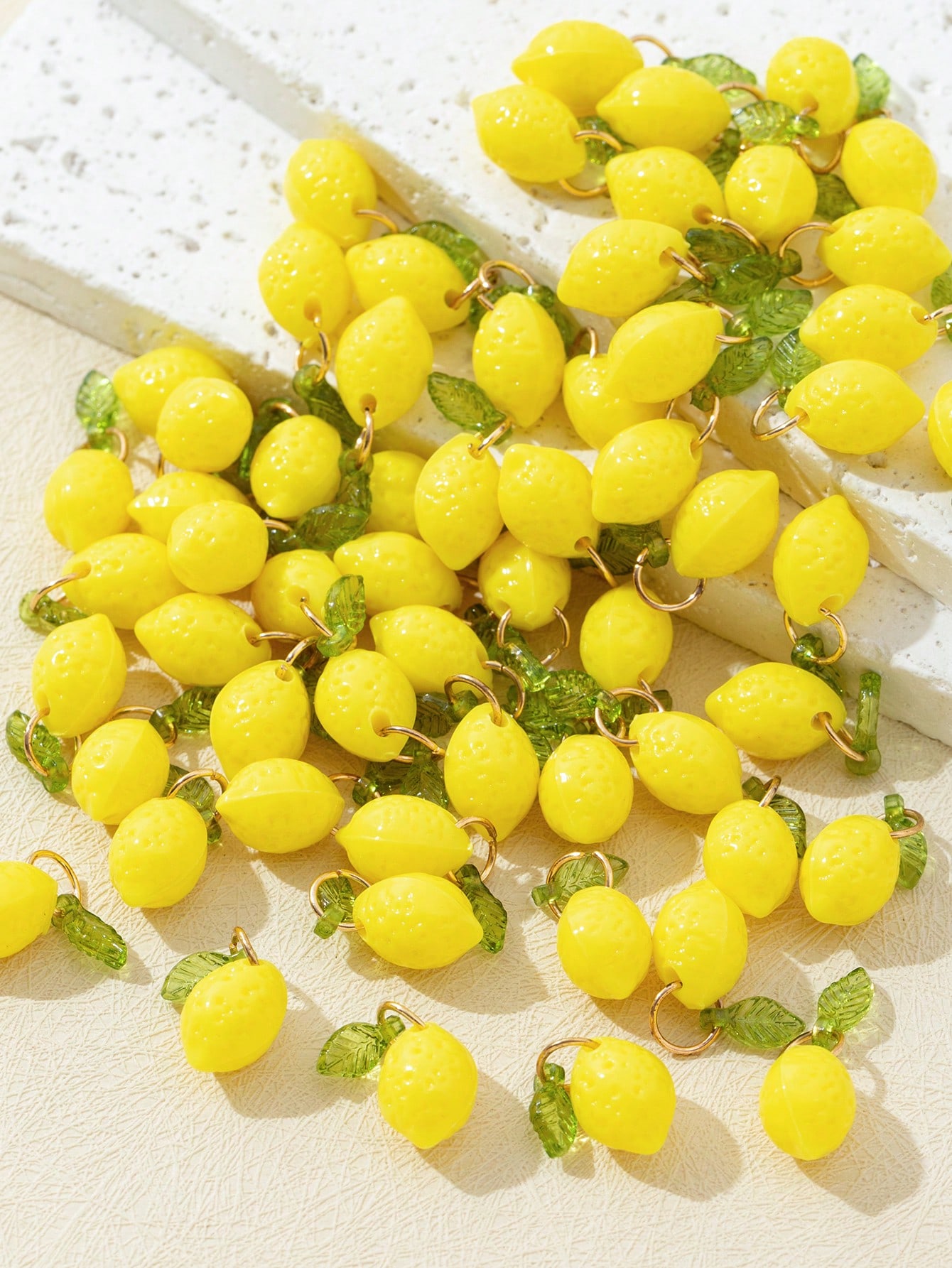 10Pcs 3D Lemon Resin Charms Pe - đánh giá và giá Resin Craft Material