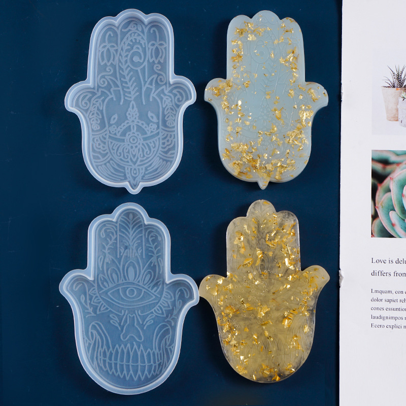 1 Cái DIY Coaster Tay Fatima D - đánh giá và giá Silicone Mold Tray