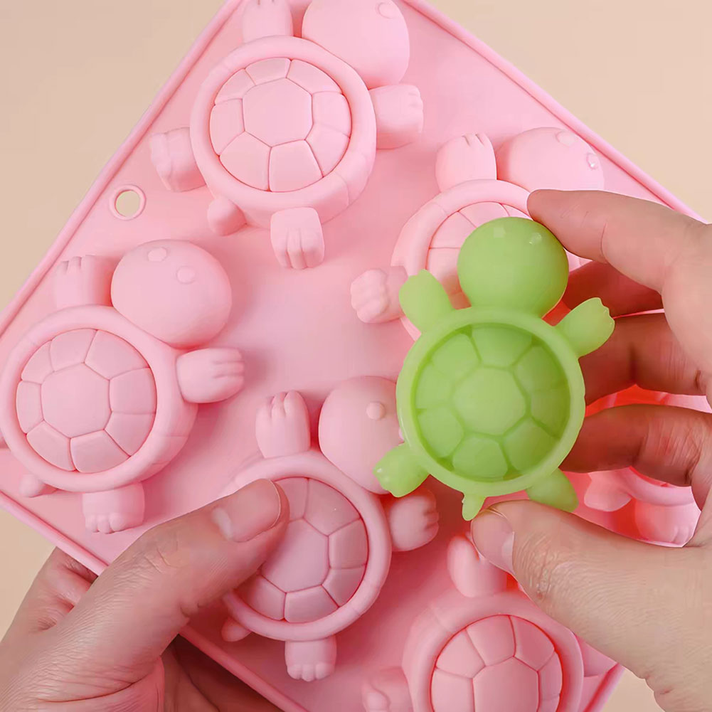 Turtles Ice Tray 3D Tortoises  - đánh giá và giá Silicone Mold Tray