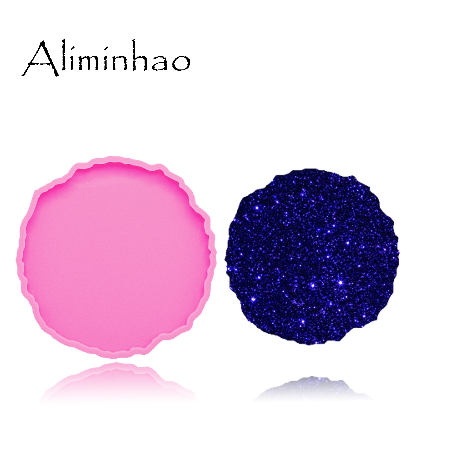 DY0278 Sáng Bóng Tròn Cao Cấp  - đánh giá và giá Geode Mold Silicone
