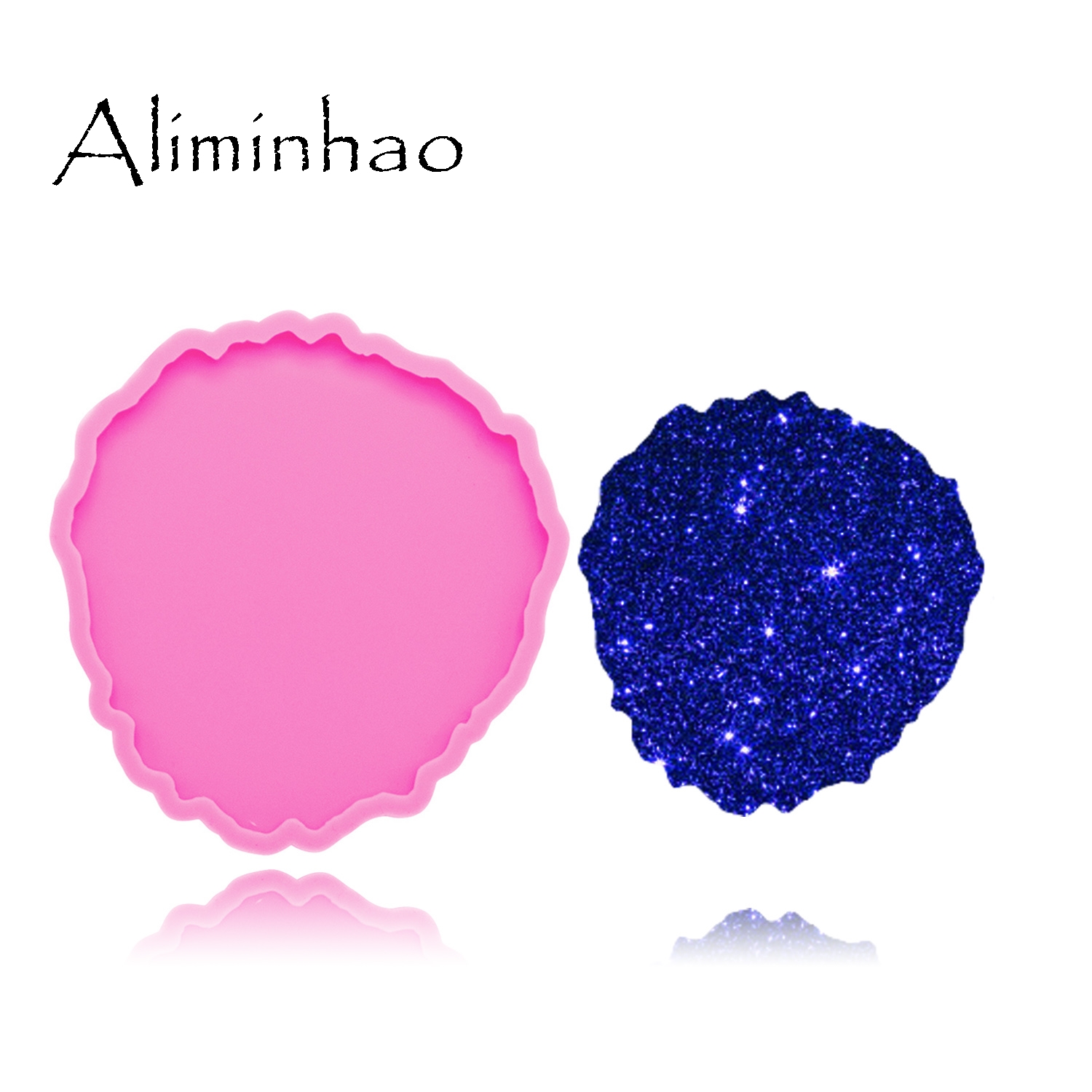 DY0278 Sáng Bóng Tròn Cao Cấp  - đánh giá và giá Geode Mold Silicone