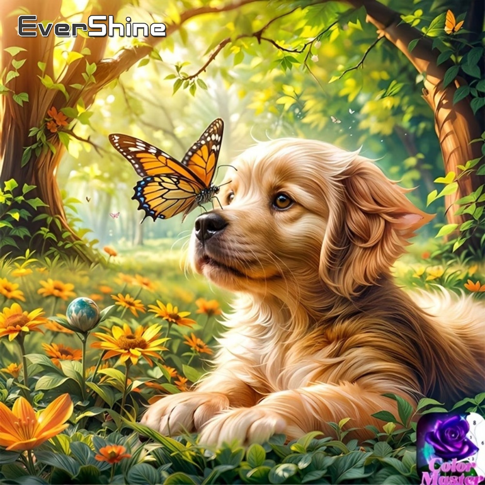 EverShine Diamond Mosaic Dog A - đánh giá và giá Resin Craft For Beginners
