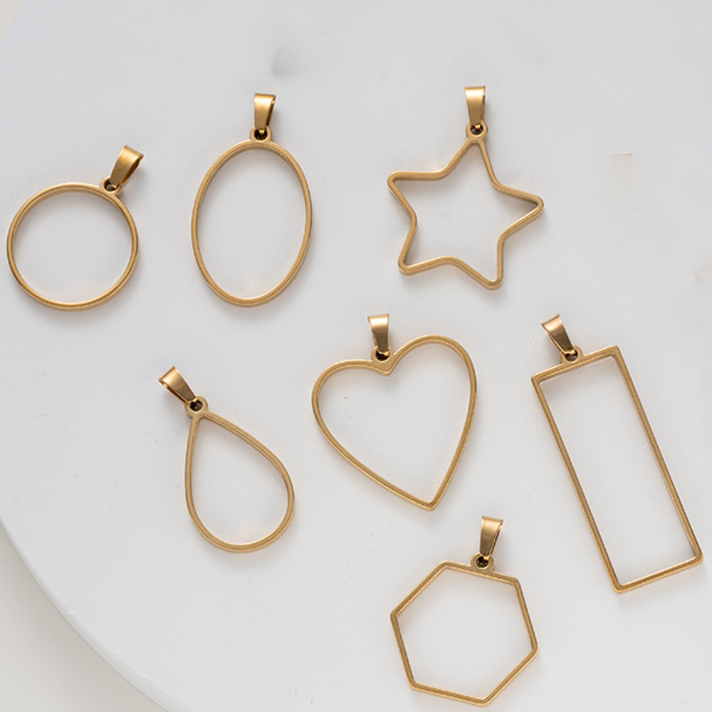 5pcs Stainless Steel Open Back - đánh giá và giá Resin Craft Projects