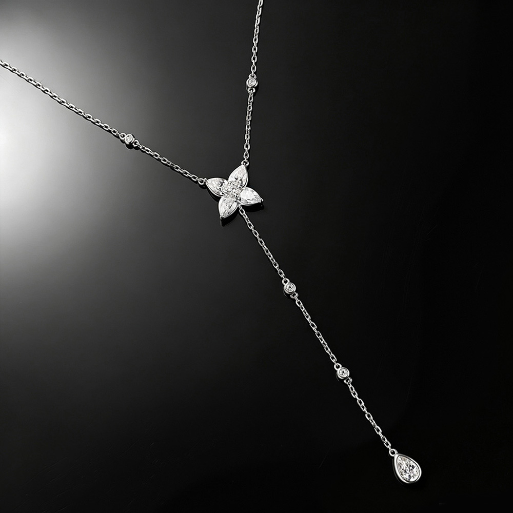 Pear/Round Bezel Set Moissanit - đánh giá và giá Bezels Set Pendant