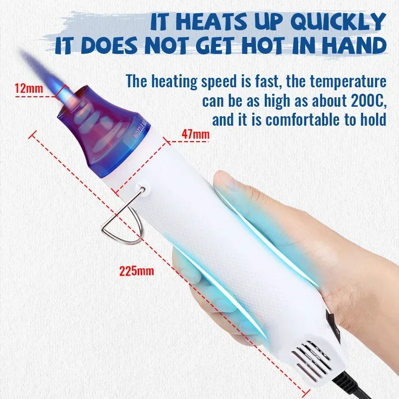 Hot Air Gun 300W 220V Ligthwei - đánh giá và giá Heat Gun Small