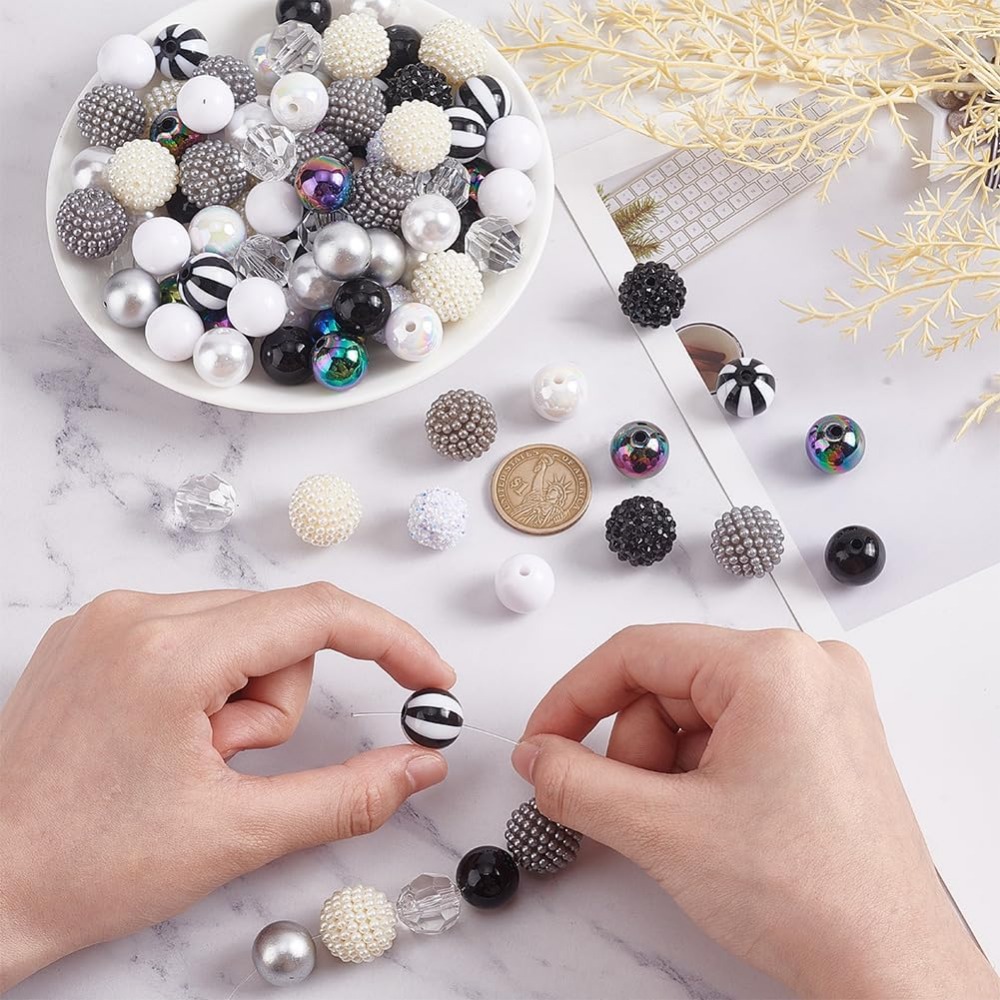 106pcs Chunky Beads 12 Styles  - đánh giá và giá Crafting Resin