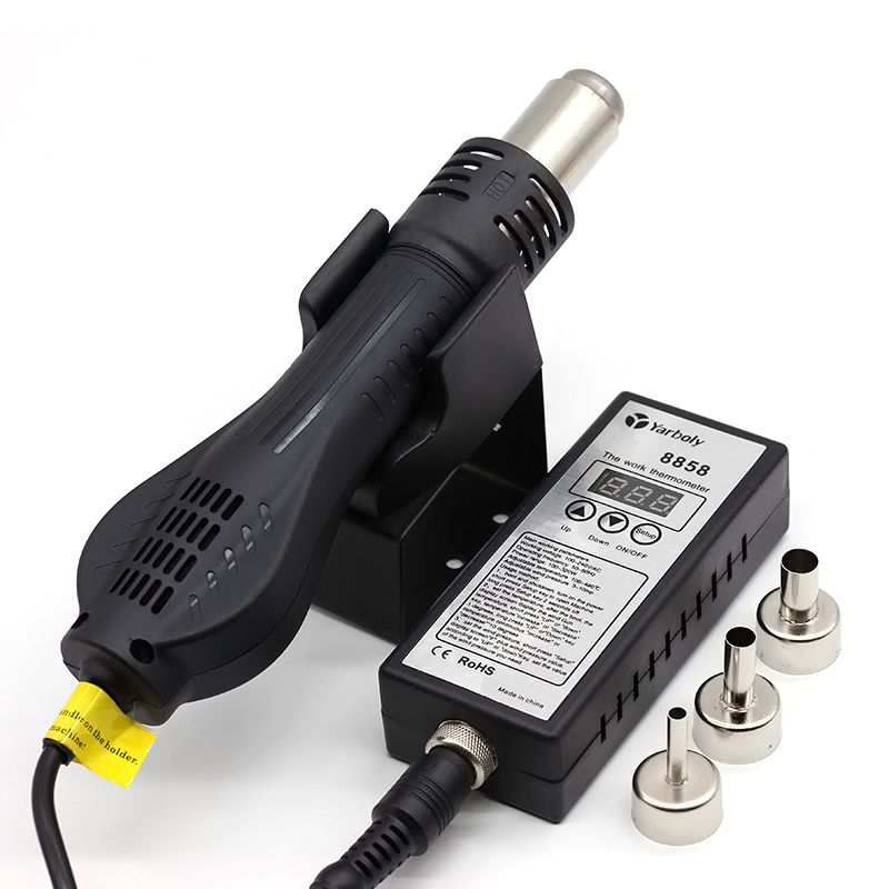Soldering Station 8858 Portabl - đánh giá và giá Heat Gun Small