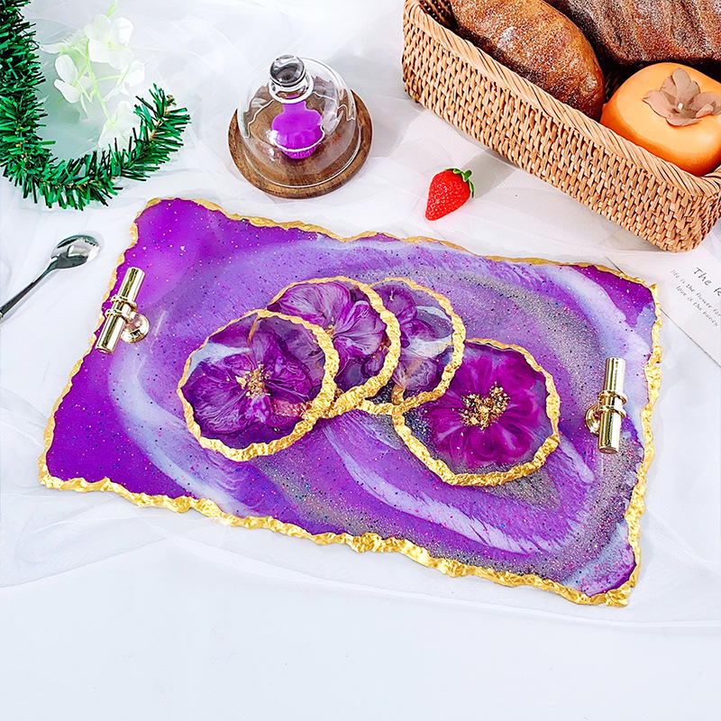 DM413 Drusy Coaster Resin Mold - đánh giá và giá Resin Craft Ideas