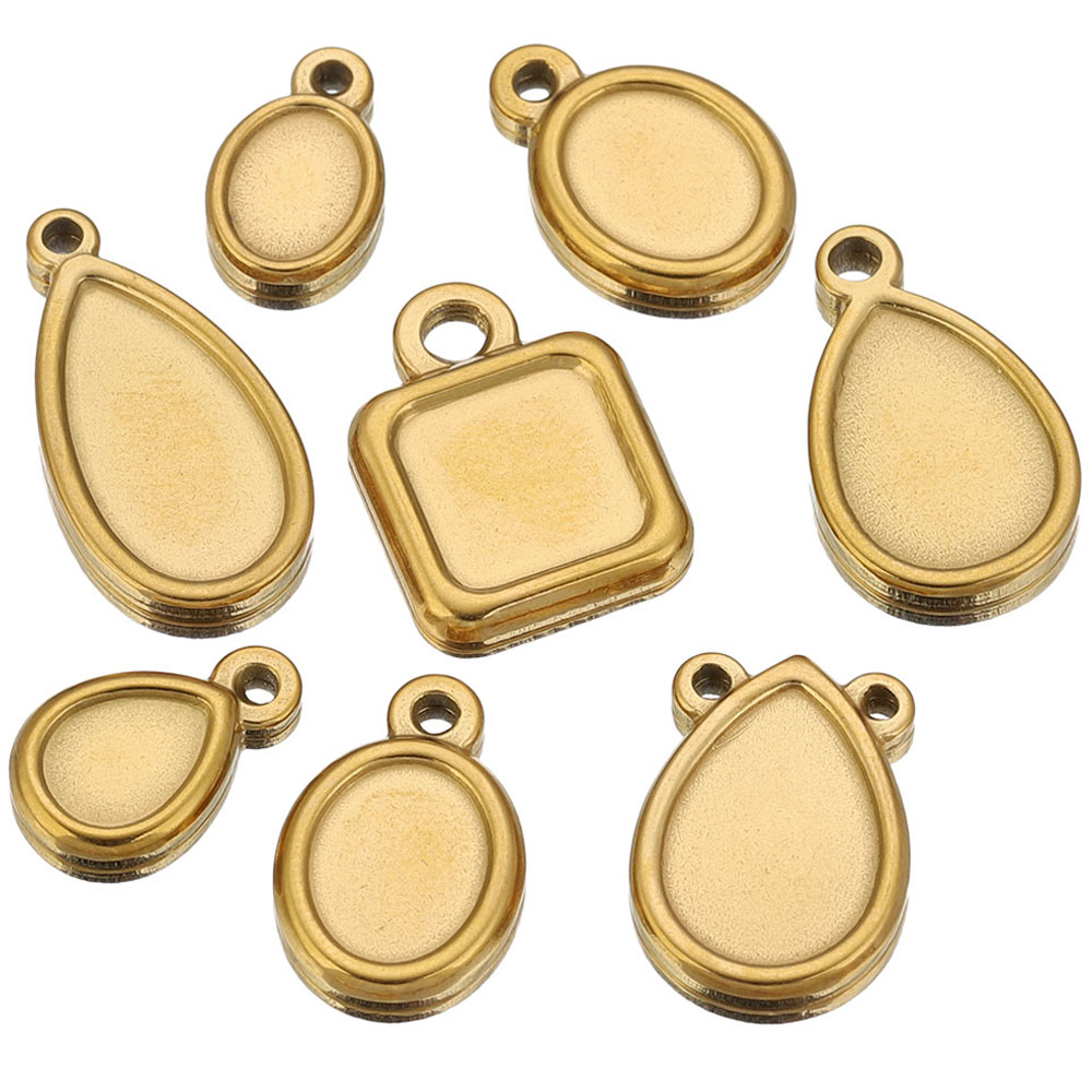 5pcs Stainless Steel Square Dr - đánh giá và giá Resin Craft Projects