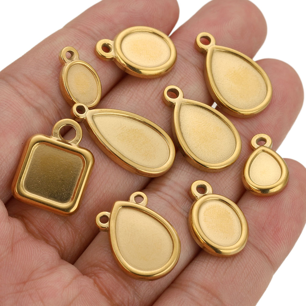 5pcs Stainless Steel Square Dr - đánh giá và giá Resin Craft Projects