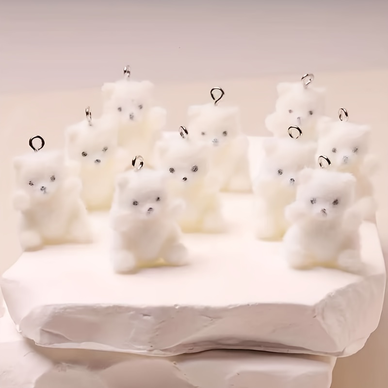 6Pcs Polar Bear Resin Charms C - đánh giá và giá Resin Craft Material