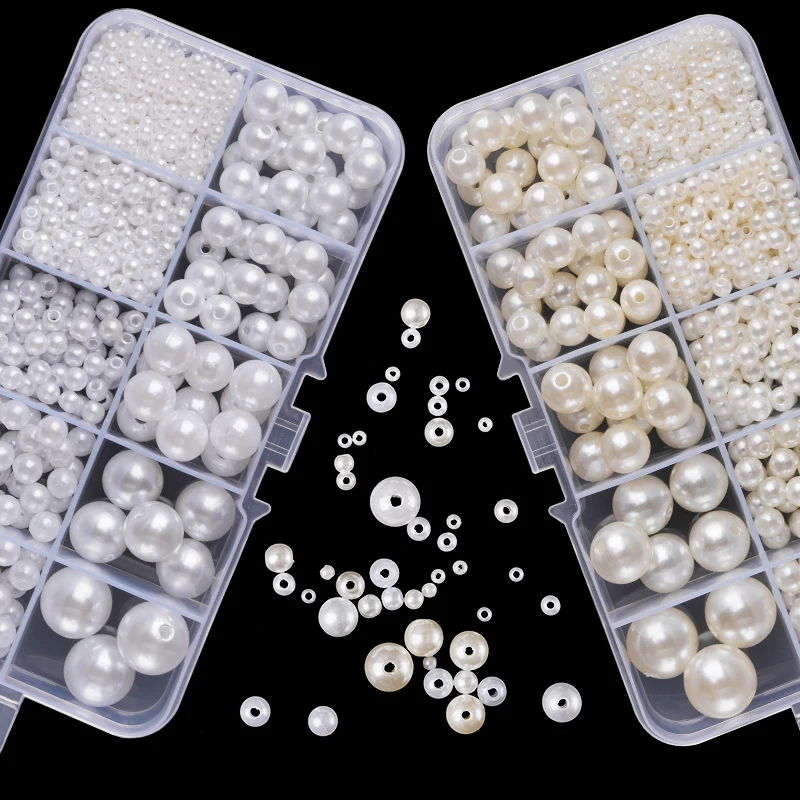 800pcs Artificial Faux Pearl R - đánh giá và giá Resin Jewelry Kit