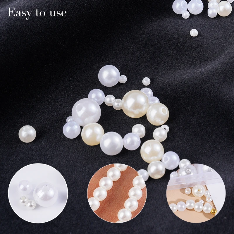 800pcs Artificial Faux Pearl R - đánh giá và giá Resin Jewelry Kit