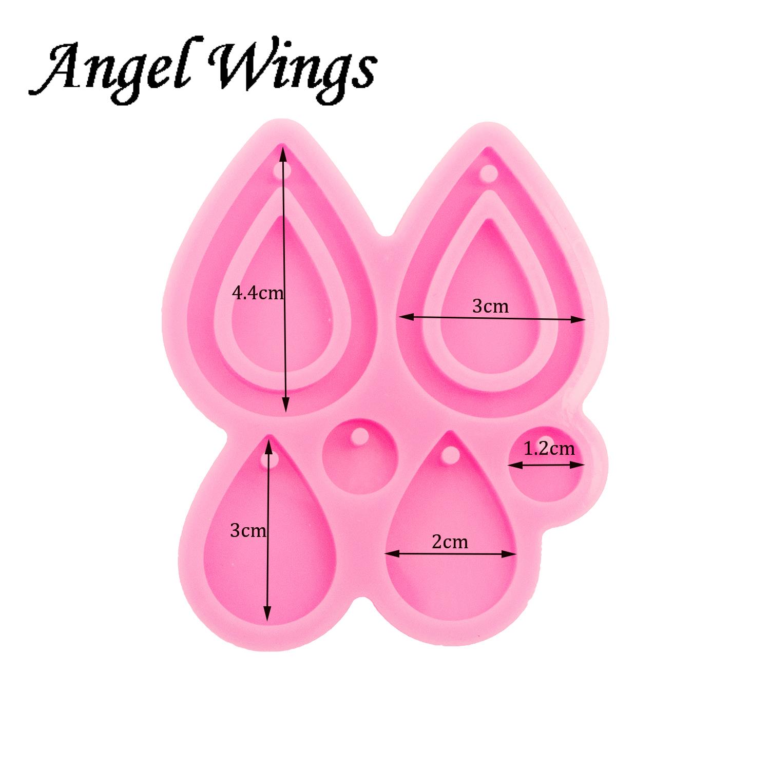 Sáng Bóng Hình Giọt Nước Đôi K - đánh giá và giá Geode Mold Silicone
