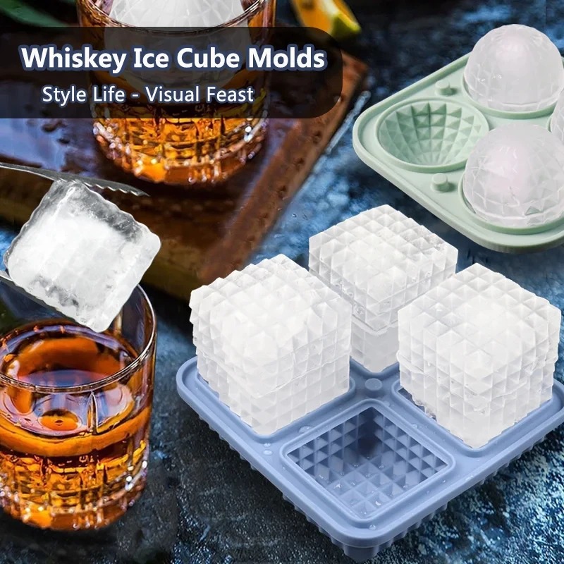 Ice Cube Tray Silicone with Li - đánh giá và giá Coaster Mold Round