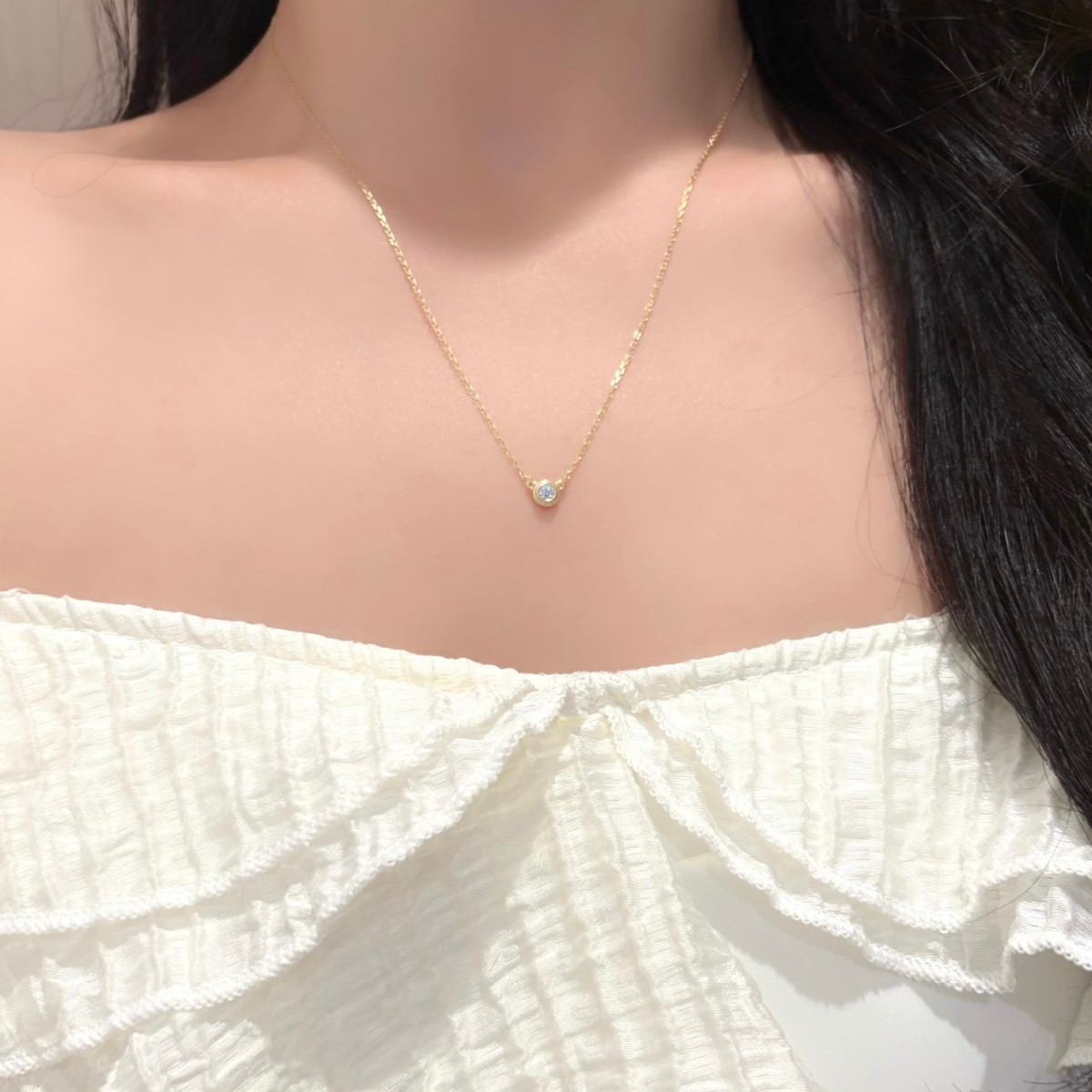 S925 Sterling Silver Moissanit - đánh giá và giá Bezels Set Pendant