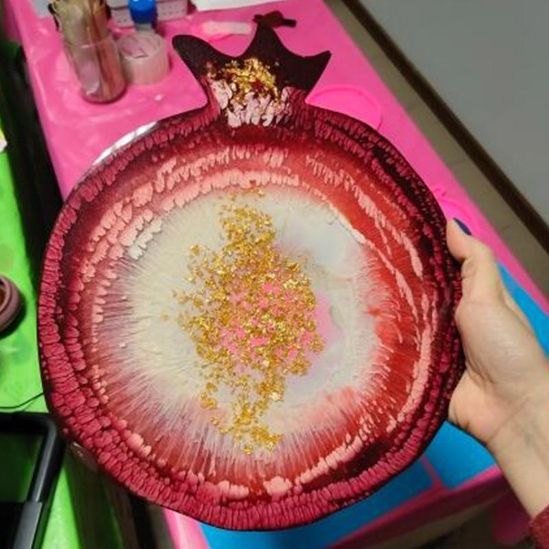 X6he lựu geode geode agate epo - đánh giá và giá Geode Mold Silicone