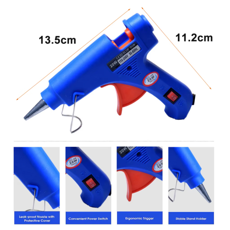 20W EU Plug glue gun.30pcs/10p - đánh giá và giá Heat Gun Small