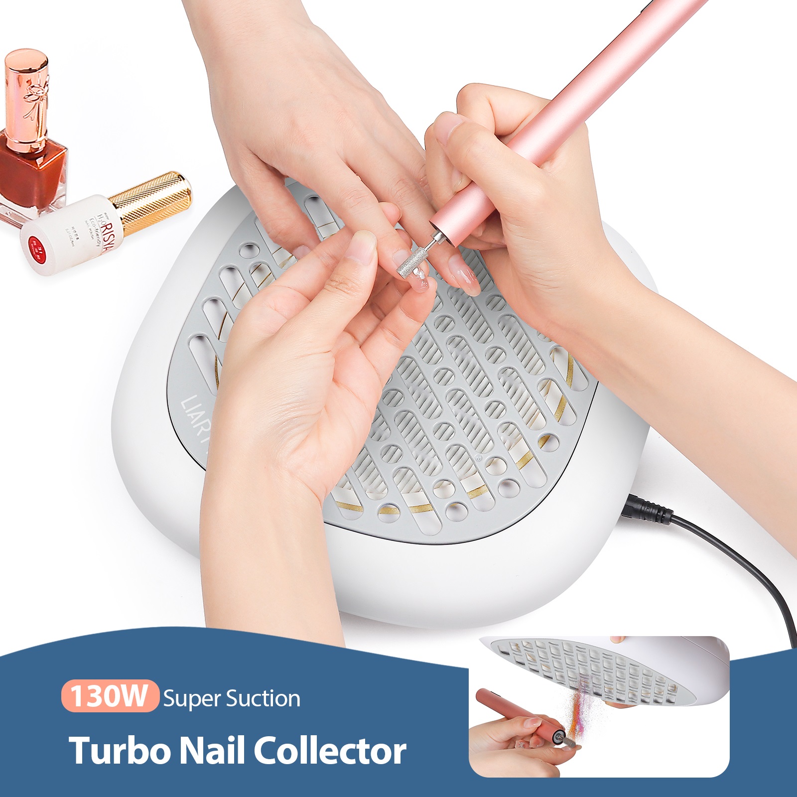 130W High Power Mini Nail Dust - đánh giá và giá Vacuum Chamber Small