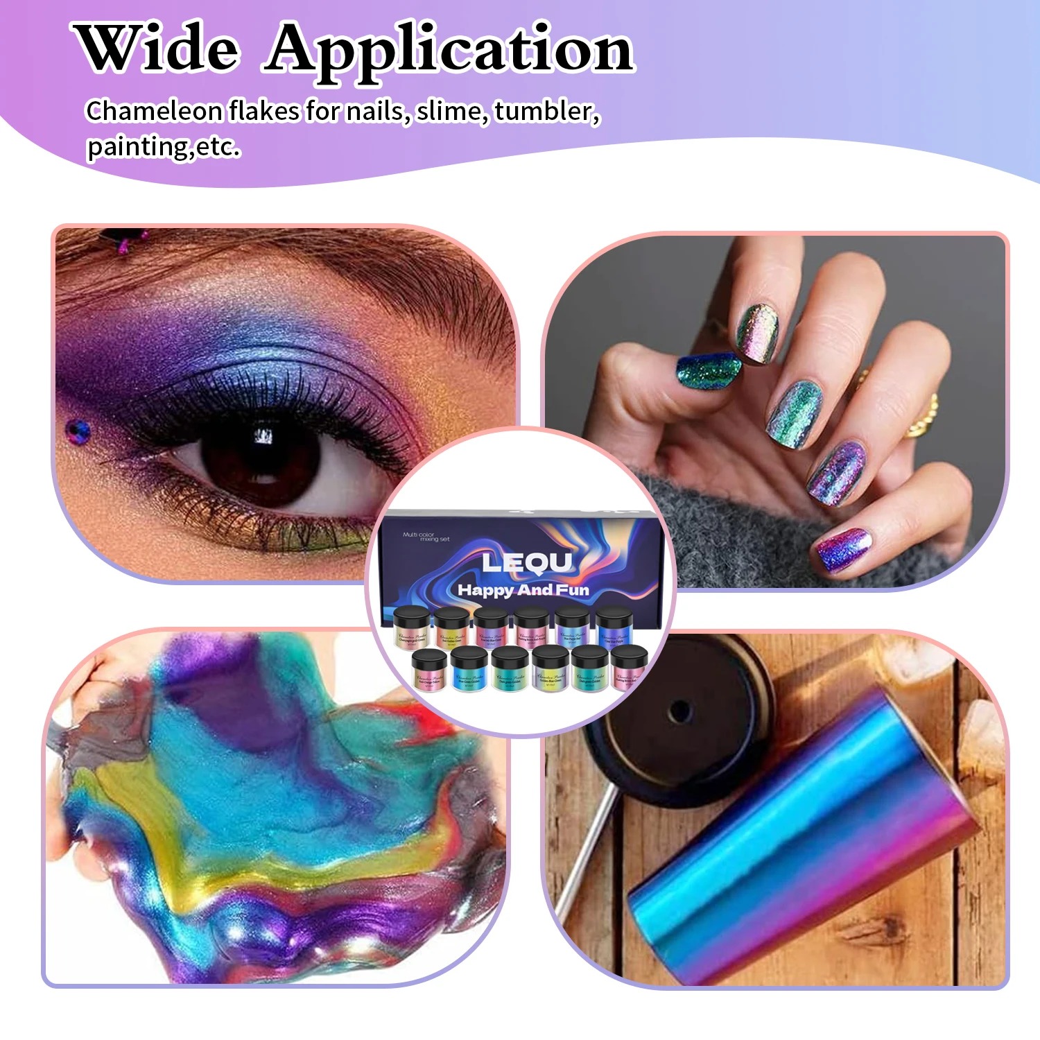 A set of chameleon pink nail c - đánh giá và giá Resin Pigment Set