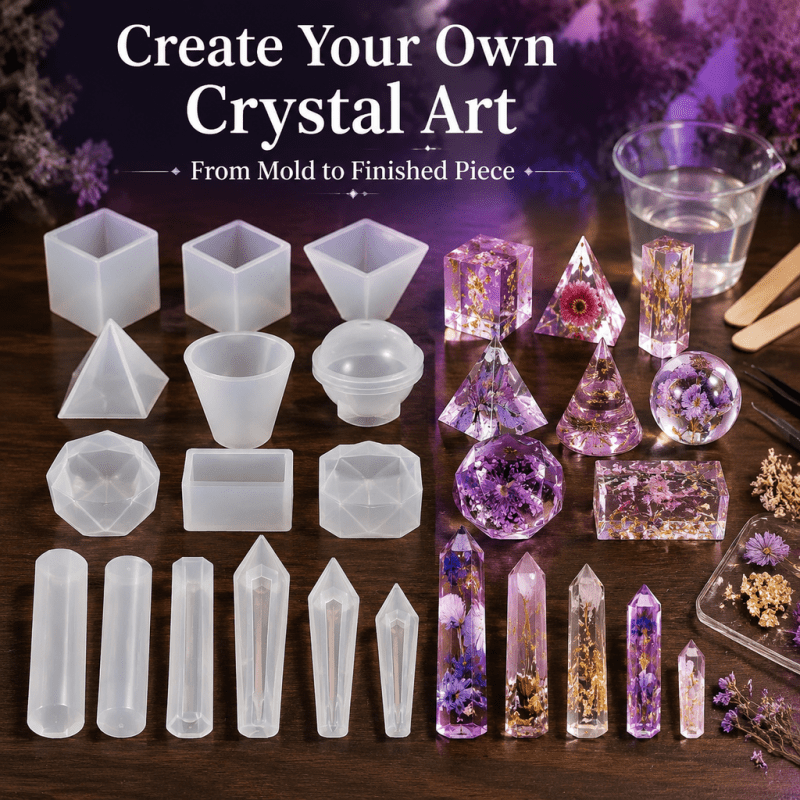 15pcs Crystal Resin Silicone M - đánh giá và giá Resin Jewelry Kit