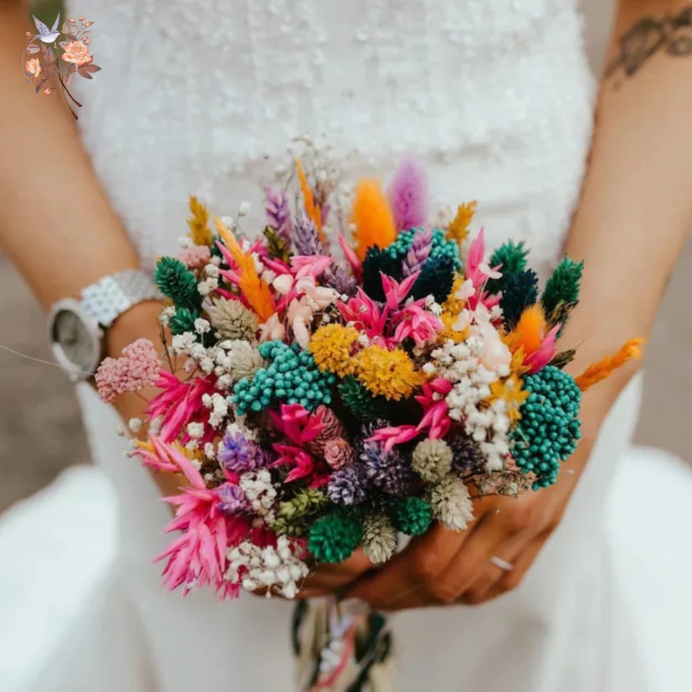 Colorful Dried Flowers Wedding - đánh giá và giá Dried Flower Bulk