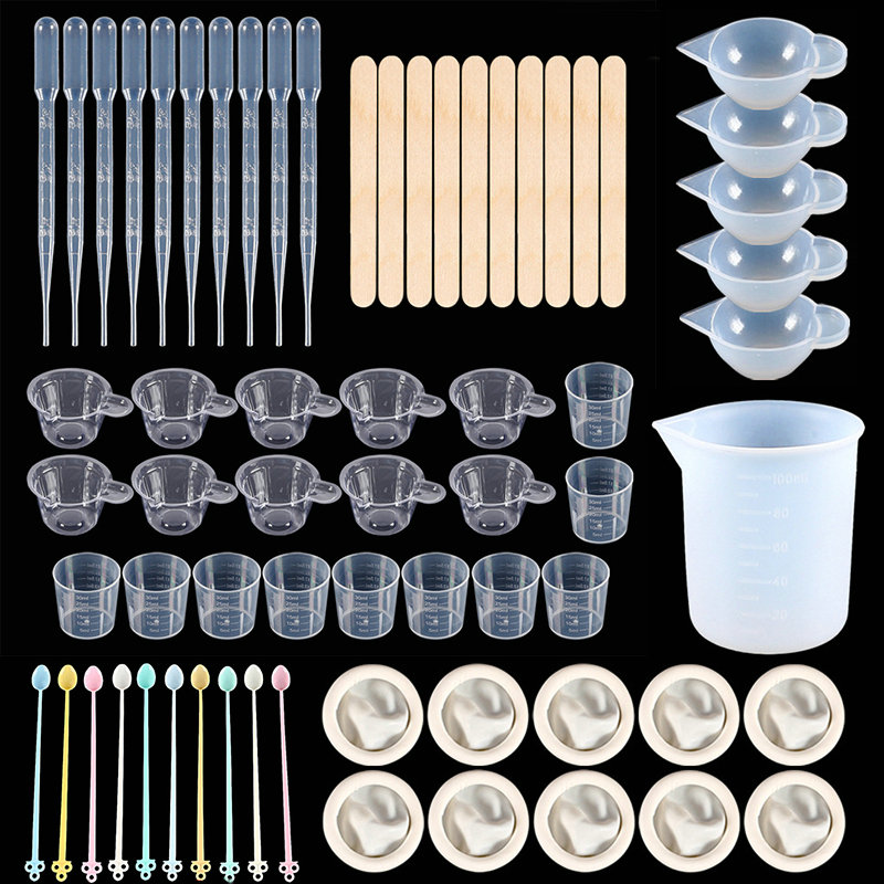 Epoxy Resin Tools Kit Silicone - đánh giá và giá Mixing Cup Silicone